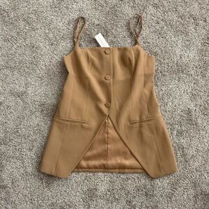 Anthropologie Mare Mare Khaki Sleeveless Vest XS